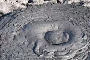 На Кубани активизировался крупный грязевой вулкан