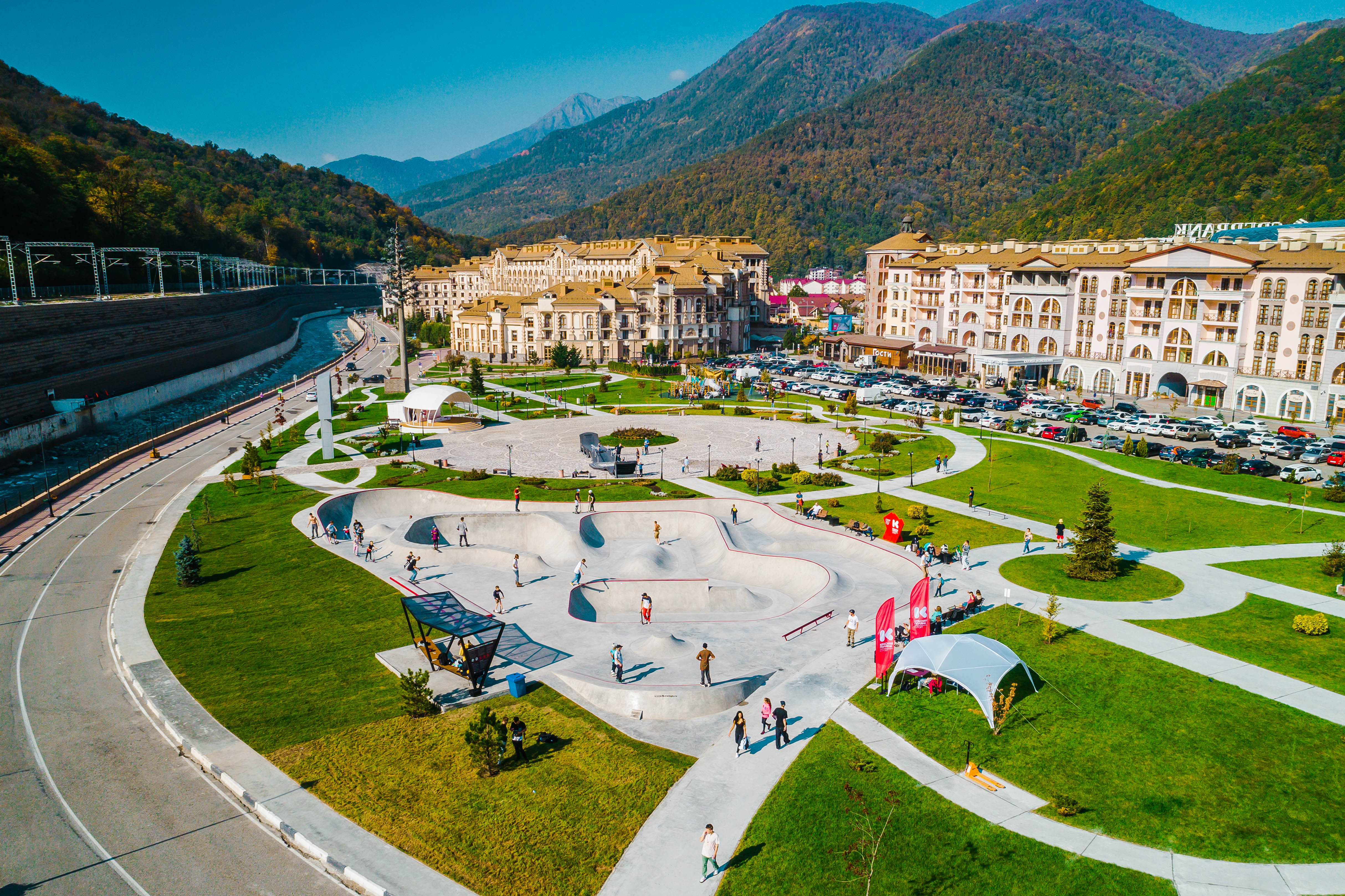 На Курорте Красная Поляна зафиксирован высокий туристический спрос в праздничные выходные