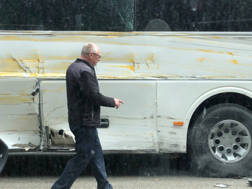 В Краснодарском крае в ДТП попал автобус с пассажирами