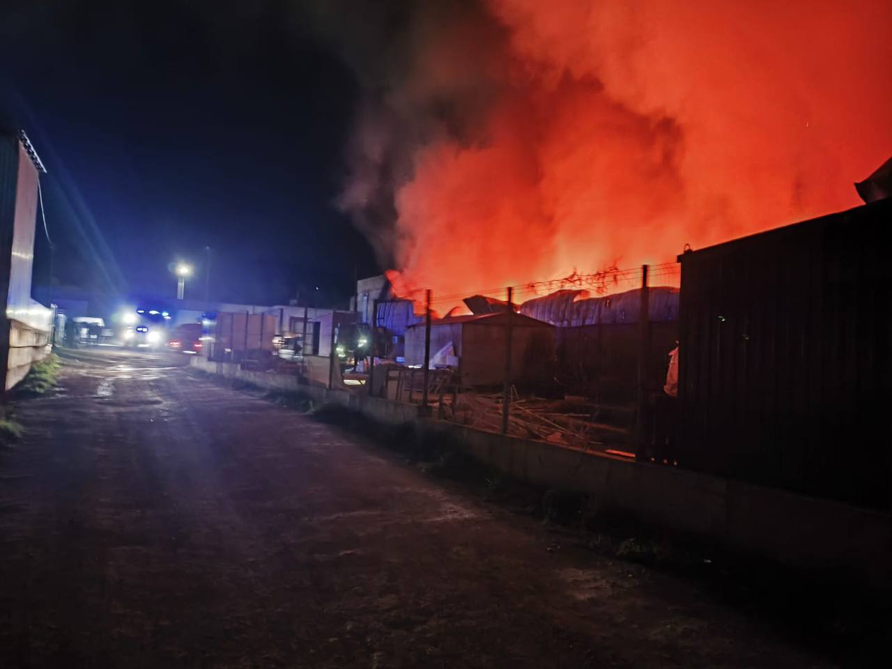 Пожар в Геленджике