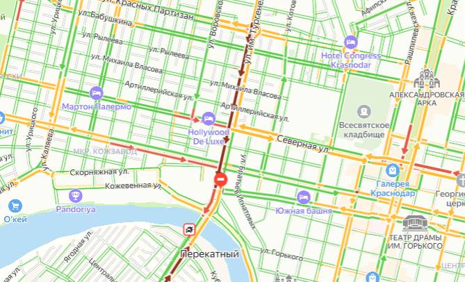 Тургеневский мост, пробка