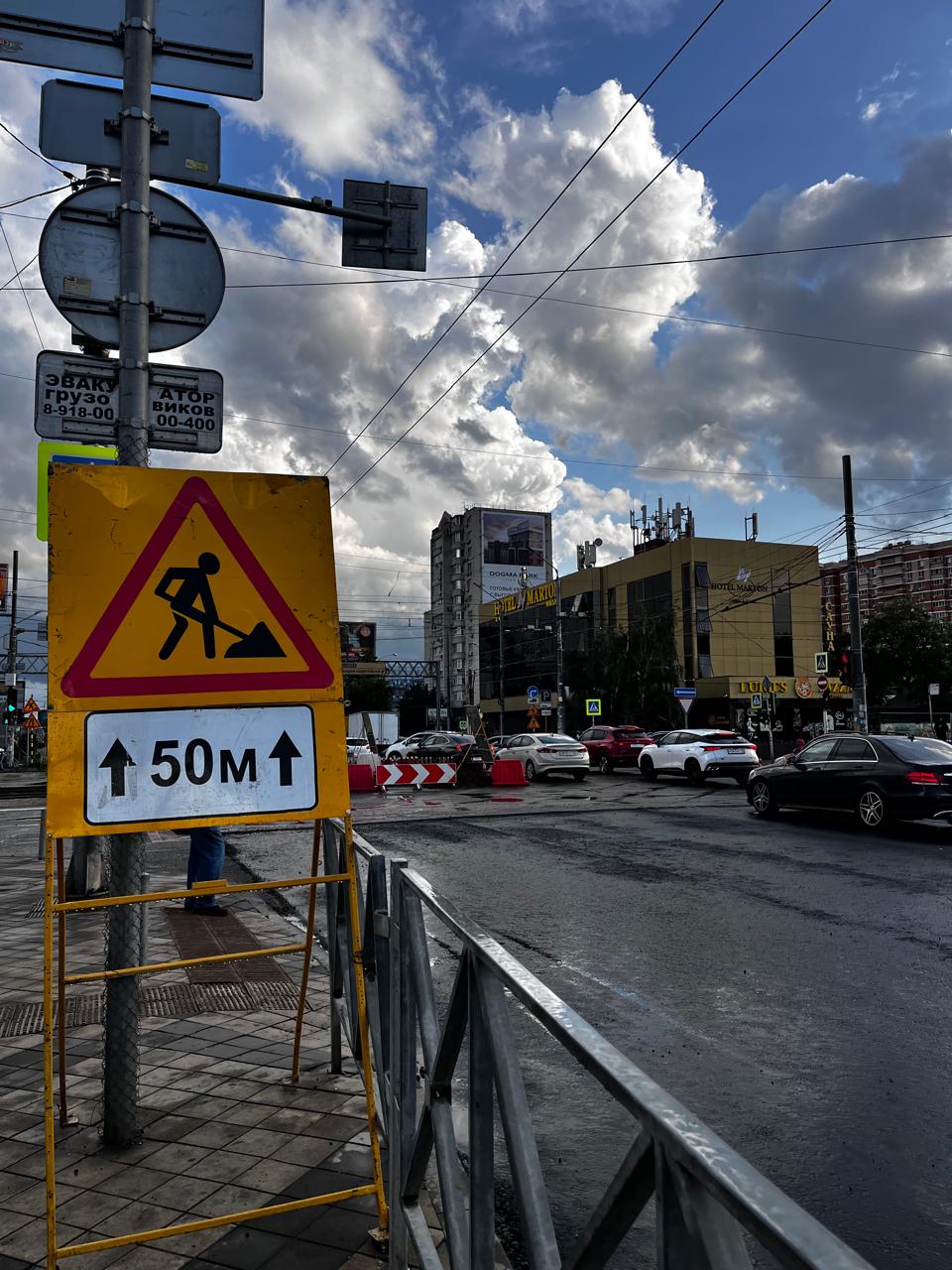 Транспортный коллапс случился в Краснодаре на улице Тургенева