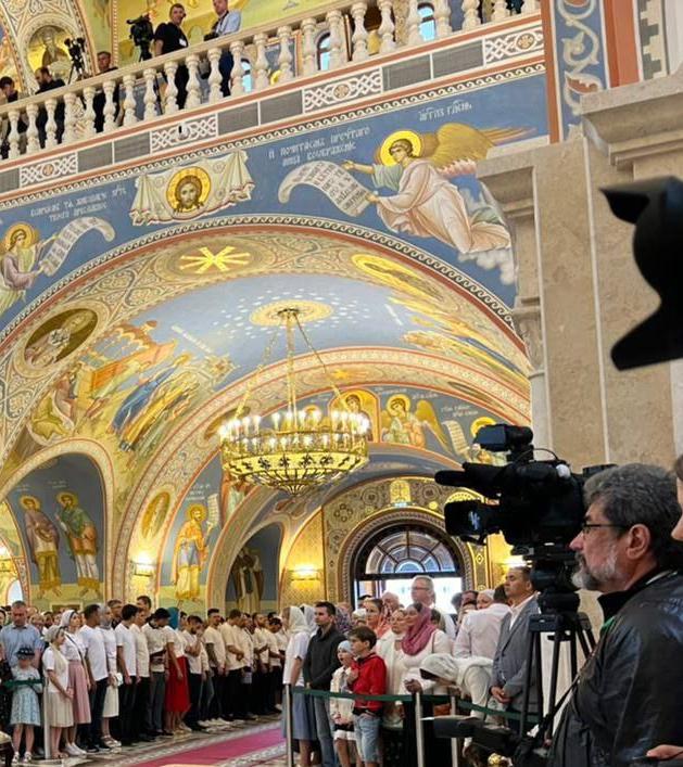 Особенная служба: патриарх Кирилл освятил Андреевский собор в Геленджике ВИДЕО