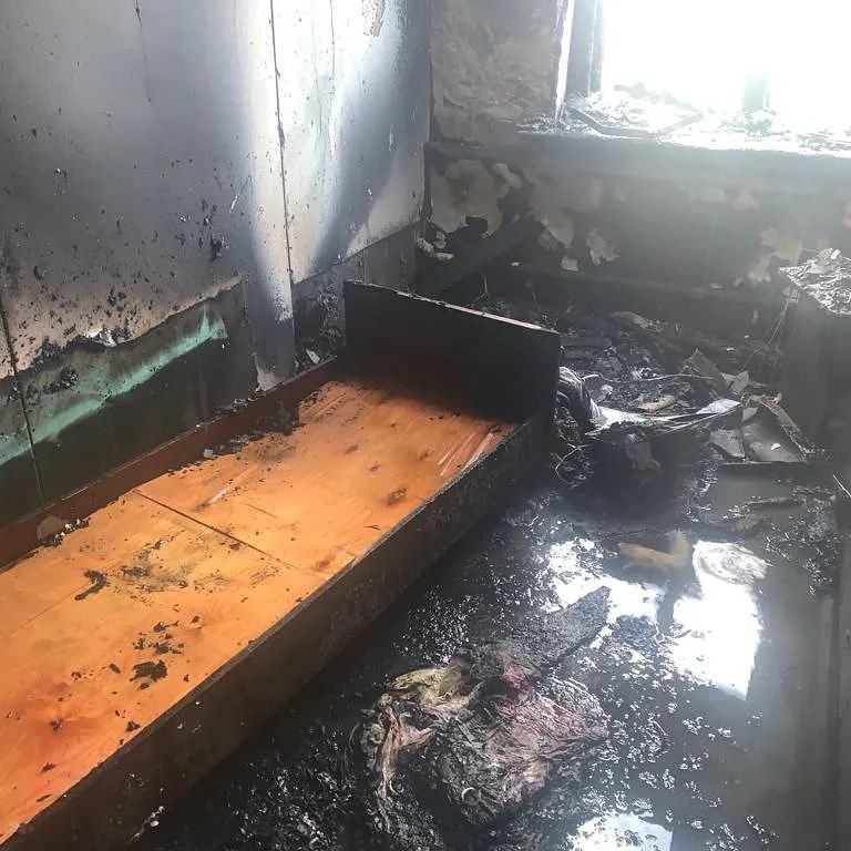 В Динском районе Кубани сгорел частный дом