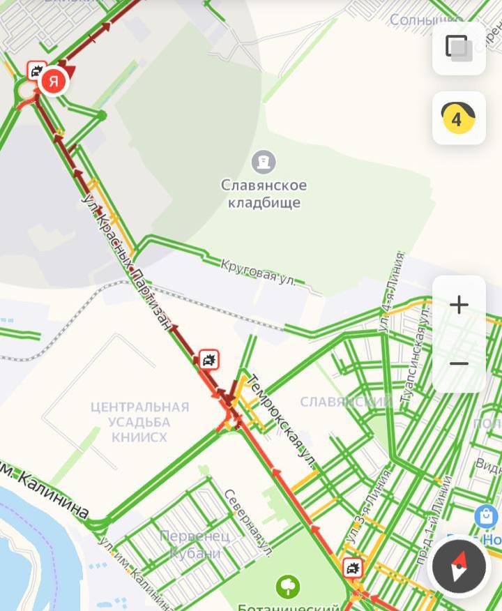 Карта бомбоубежищ краснодара