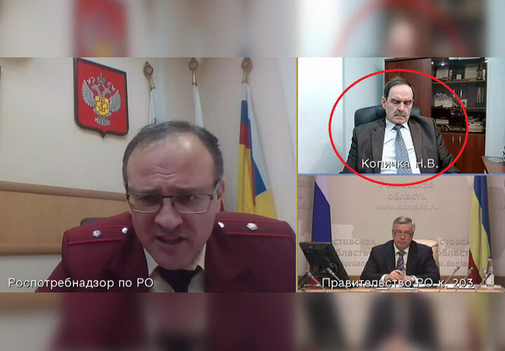 Высокопоставленный чиновник уснул во время видеоконференции