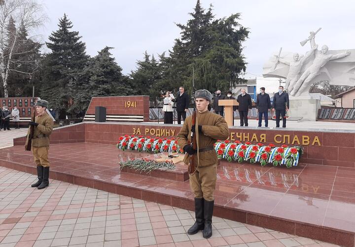 В Усть-Лабинске отметили  78-ю годовщину освобождения от  фашистских захватчиков