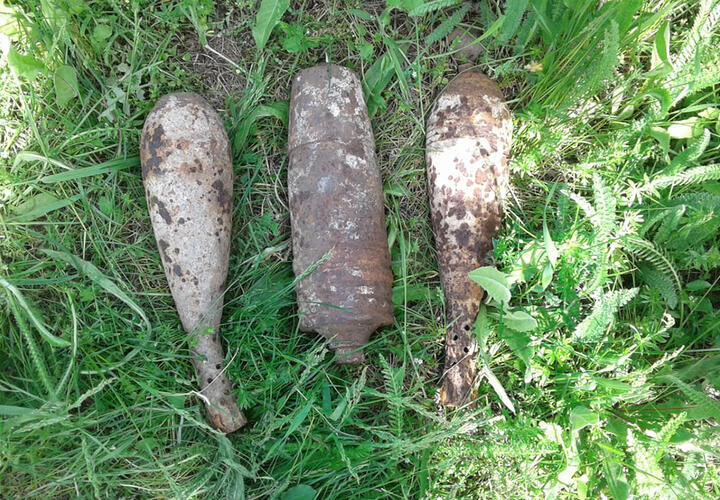 В Краснодарском крае в майские выходные нашли 8 боеприпасов