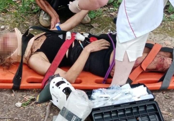 Туристка из Краснодара сорвалась с 10-метрового обрыва