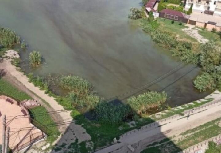 В Краснодаре в озеро Карасун сливают канализацию