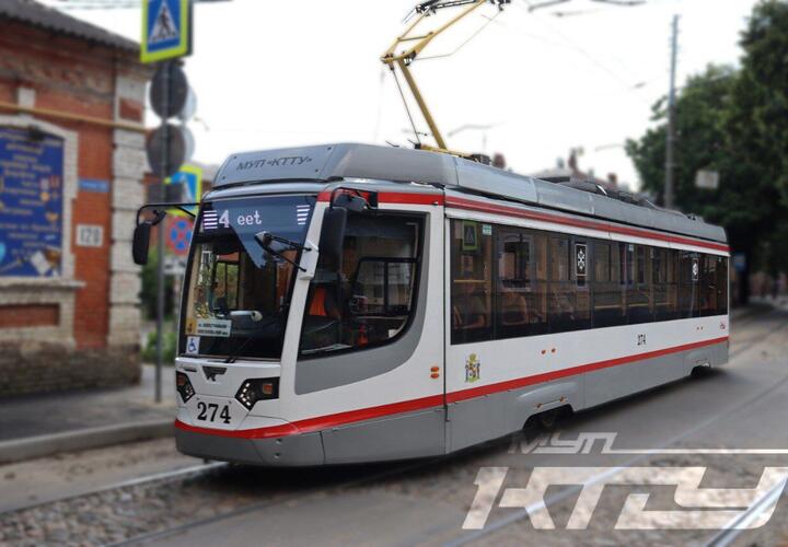 В Краснодаре трамваи №2 и №4 несколько дней станут ходить другими маршрутами