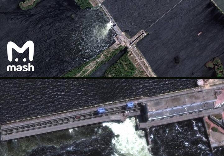 Плотина Каховской ГЭС разрушена при обстреле, идет затопление