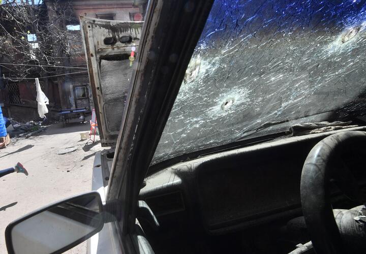 Авто, повреждённые при атаке беспилотников, кубанцы будут ремонтировать за свой счёт