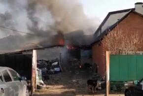 В Краснодарском крае сгорели три автомобиля (ВИДЕО)