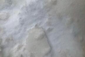 В Краснодарском крае желтый снег стучит по крышам, по асфальту, по машинам (ВИДЕО)