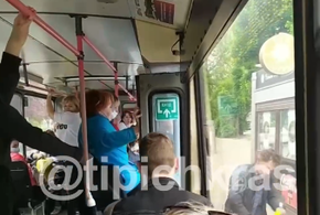 Житель Краснодара устроил драку в троллейбусе ВИДЕО
