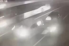 Появилось видео лобового столкновения с участием Собчак в Сочи