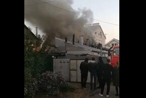 В Краснодаре сгорел дом в частном секторе