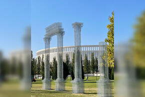 В парке «Краснодар» появился новый арт-объект с древнеримской тематикой ВИДЕО