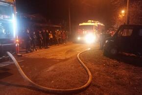 В Краснодаре из горящих домов эвакуировали 9 человек 