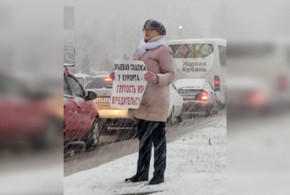 «Начало экокатастрофы»: в Горячем Ключе прошли одиночные пикеты против свалки ВИДЕО