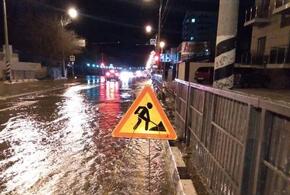 В Анапе из-за подтопления ограничили проезд по одной из улиц 