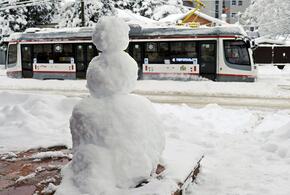 В Краснодаре продлили режим повышенной готовности из-за снегопада
