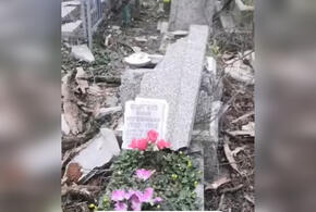 Жители Темрюка обнаружили разломанные могильные памятники ВИДЕО