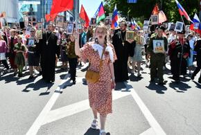 В Краснодаре почти 115 тысяч человек посетили акцию Бессмертный полк