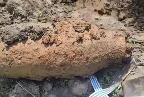 В Крымском районе взорвали 100-килограммовую бомбу ВИДЕО