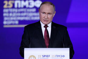 Владимир Путин выступил на пленарном заседании ПМЭФ