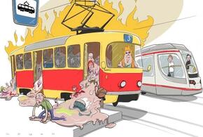 Краснодарский художник «расплавил» пассажиров общественного транспорта