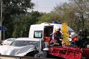 Один погиб и четверо травмированы в массовом ДТП на Кубани ВИДЕО