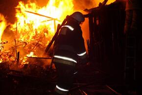 В Краснодарском крае ночью сгорел частный дом