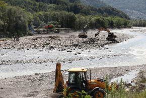 Кубань получила 120 млн на расчистку рек в Сочи и Туапсинском районе
