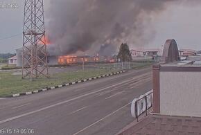 При обстреле села в Белгородской области загорелся таможенный терминал