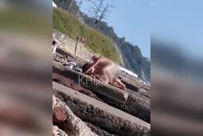 В Туапсе поймали одного из участников эротического сеанса на пляже