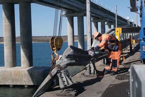 Марат Хуснуллин сообщил о завершении работ на левой части Крымского моста 