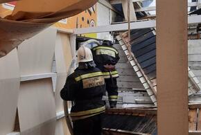 Сильный пожар уничтожил кафе в Сочи 