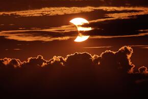 Жители Кубани смогут наблюдать частичное солнечное затмение