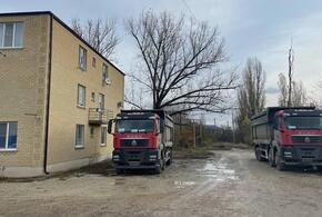 В Крымске водители большегрузов оккупировали жилую зону