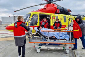 Краснодарская краевая больница получила новый вертолет-реанимацию