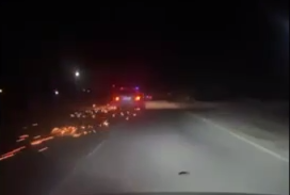 На Кубани пьяный водитель без прав уходил от погони на трех колесах