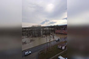 В Горячем Ключе река вышла из берегов и затопила дворы