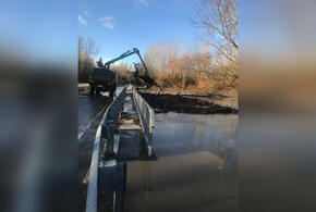В Северском районе Кубани затопило мост, организована переправа