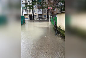 В Туапсинском районе Кубани из-за ливней затопило дороги