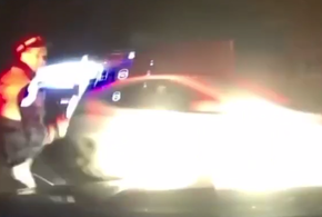 На Кубани госавтоинспекторы сняли погоню за пьяным водителем