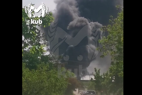 В Динском районе Кубани загорелся завод