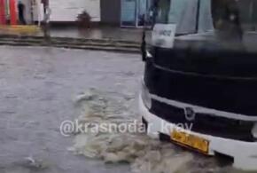 Музыкальный микрорайон Краснодара частично ушел под воду