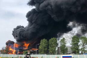 В Воронежской области горит нефтебаза